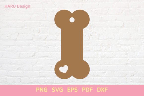 Download Dog Bone Gift Tag - Dog Collection