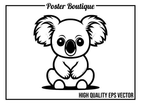 Download Koala Wild Animal Icon Vector EPS - Wild animal Collection