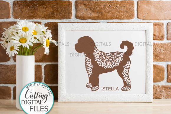 Download Labradoodle Mandala Dog Sign&nbsp;&nbsp; - Dog Collection