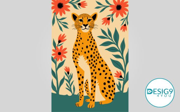 Download Cheetah Wild Animal Flat Vector Svg - Wild animal Collection