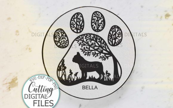 Download French Bulldog Paw Dog Sign&nbsp;&nbsp; - Dog Collection