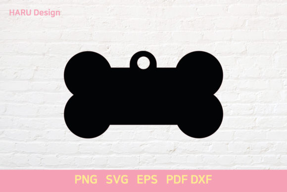 Download Dog Bone Name Tag - Dog Collection