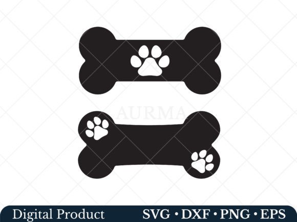 Download Dog Bone Svg, Paw Print Svg - Dog Collection