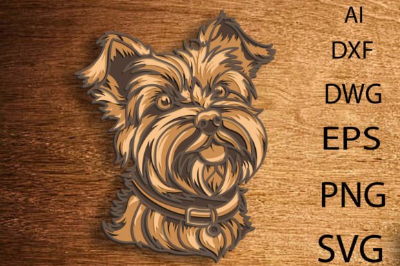 Download Yorky Dog SVG Multilayered Mandala - Dog Collection